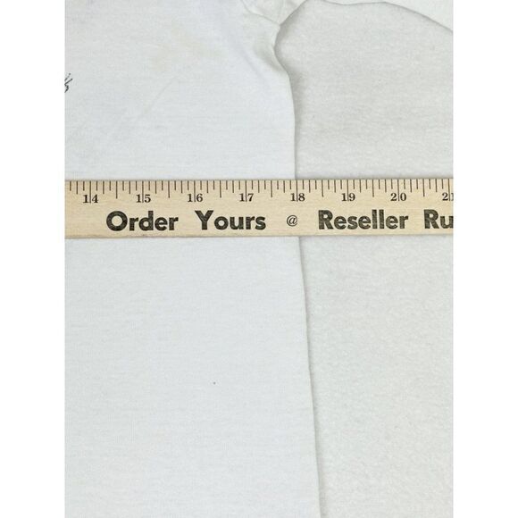 Vintage 1990 Bridgeport Basketball T-Shirt White Medium State Champs Single Sti - Picture 11 of 12